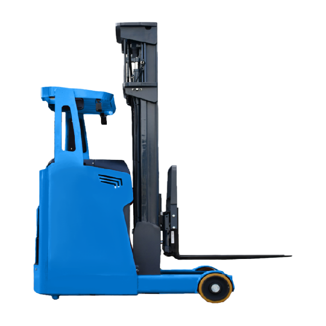 Electric Stand-Up Movable Mast Truck | 3500 lbs | Eoslift LFC16 (Seated)