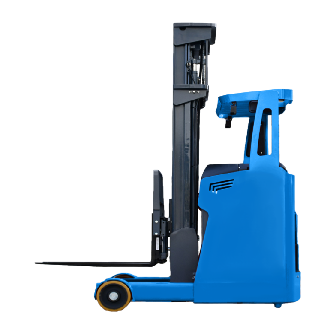 Electric Stand-Up Movable Mast Truck | 3500 lbs | Eoslift LFC16 (Seated)