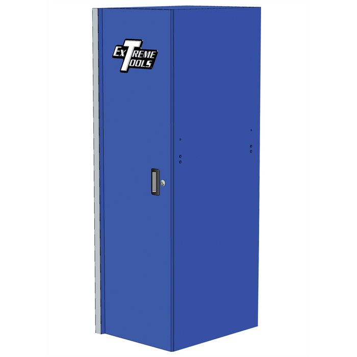 Extreme Tools 19" 3-Drw and 2-Shelf Side Locker BL EXTRX192503SLBL