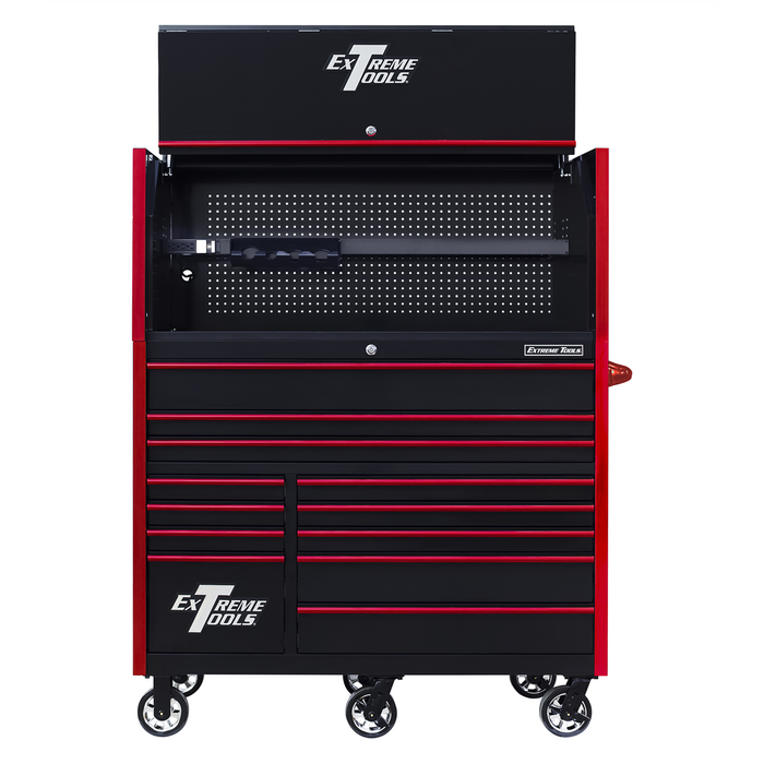 Extreme Tools 55" Hutch-Roll Cabinet Combo EXTRX5513HRKR