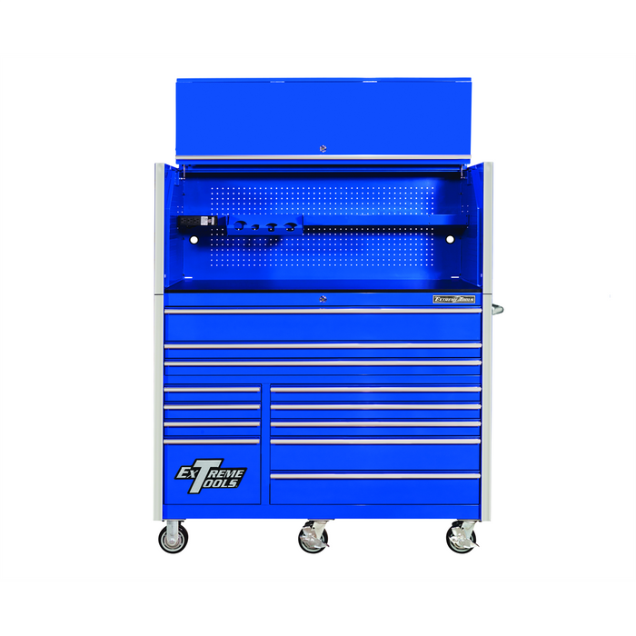 Extreme Tools 55" Hutch-Roll Cabinet Combo EXTRX5513HRUC