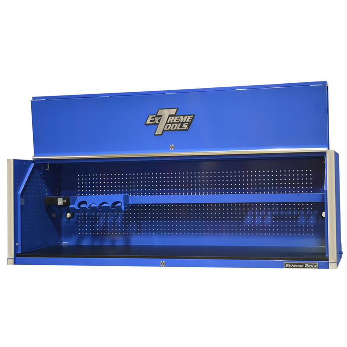 Extreme Tools 72'' x 25'' Deep Professional Hutch, Blue EXTRX722501HCBL