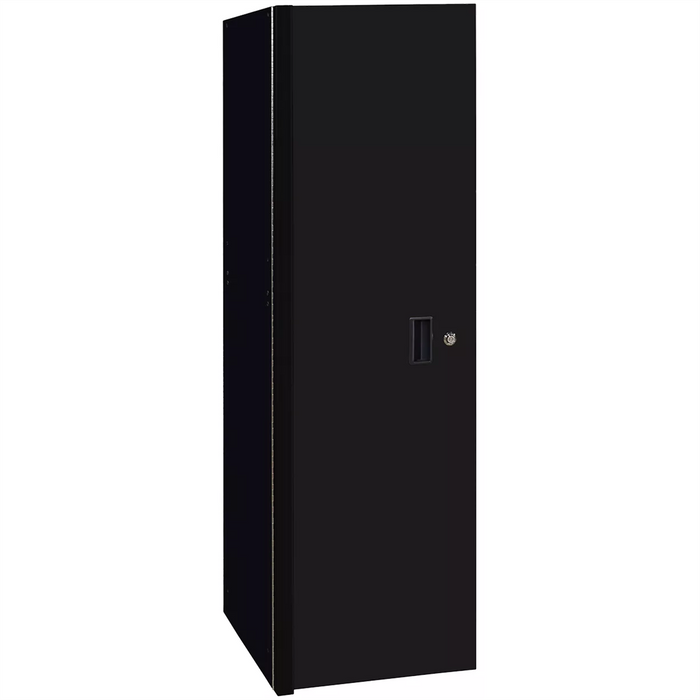 Extreme Tools RX Series 24"W x 30"D 3 Drawer and 3 Shelf Side Locker Matte Black with Black Handles EXTRX243003SLMBBK