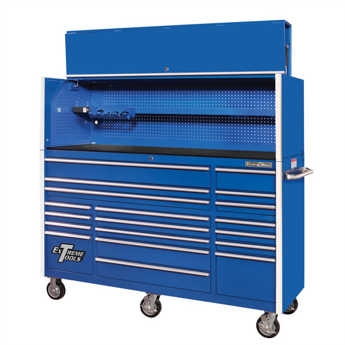Extreme Tools RX Series 72" Pro Hutch & 19 Drawer Roller EXTRX7220HRUC