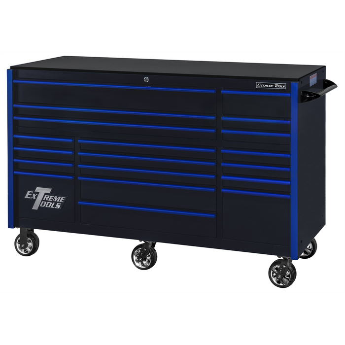 Extreme Tools TPL Bank Roller Black, Blue-Drawer EXTRX723019RCBKBL-250