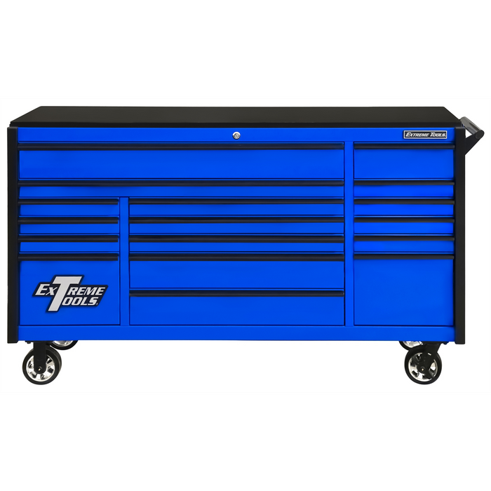 Extreme Tools TPL Bank Roller Blue, Black-Drawer EXTDX722117RCBLBK