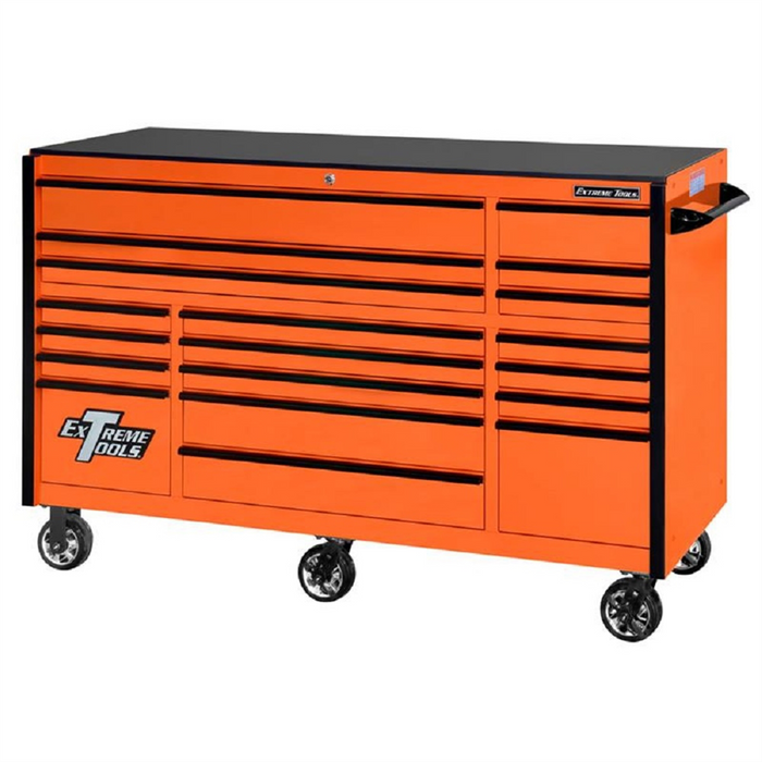 Extreme Tools Pro 72"W x 30"D 19 Drawer EXTRX723019RCORBK-250