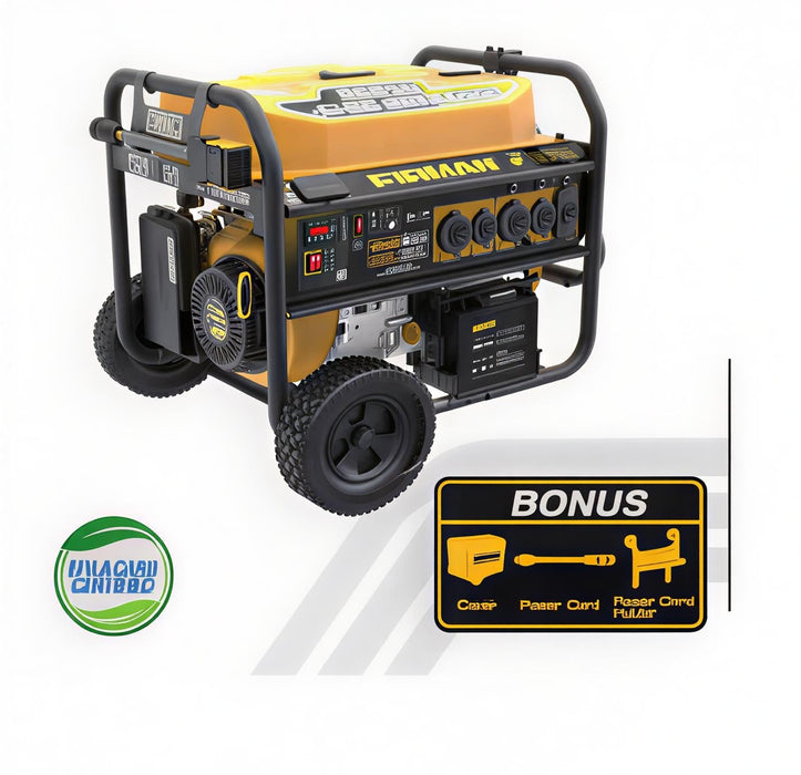 Firman 10000/8000 Watt 50A 120/240V Remote Start Gas Portable Generator CARB Cert w/ 10" Power Cord FRGPO8005