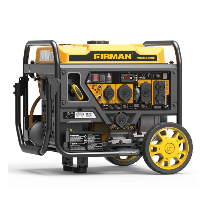 Firman 4200W Dual Fuel Open Frame Inverter Generator with Electric Start, 50A Outlet & CARB Certified FRGWH03662OF