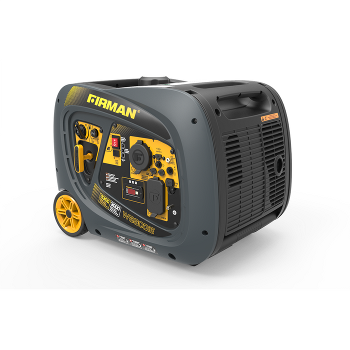 Firman Inverter 3300/3000W Electric Start Gasoline Powered Parallel Ready Portable Generator FRGW03082