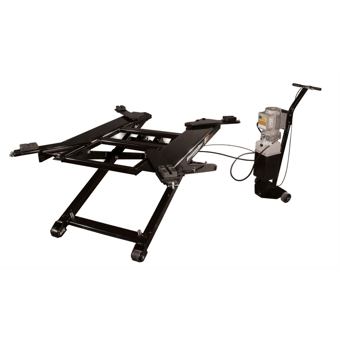 Forward Lift 6000lb Portable Mid-Rise Scissor Lift Black ALI Gold Certified ROT6000MRLFBK