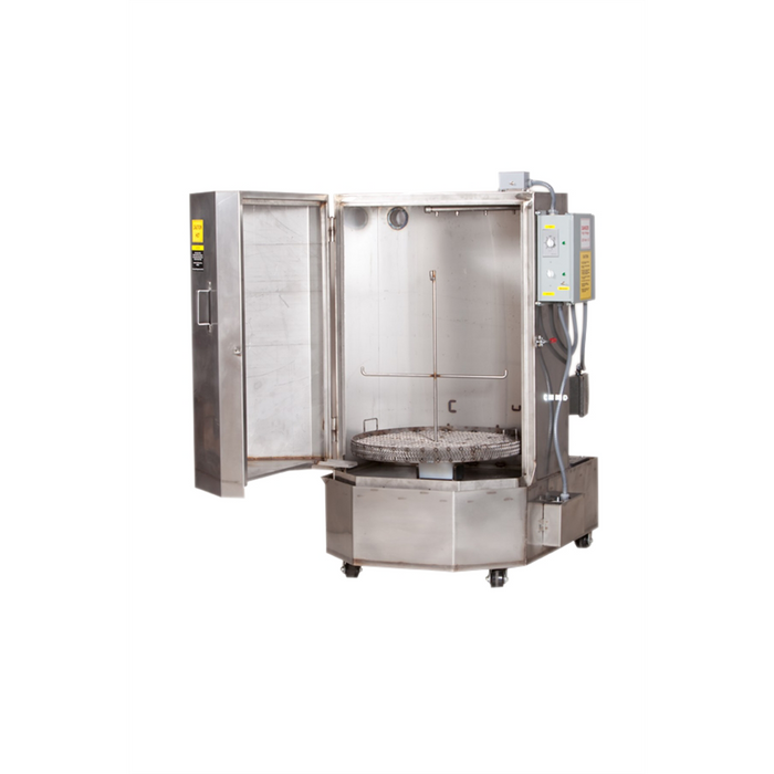 Fountain Industries 70 Gallon Front Load 1 PH 230 volt Cabinet All Stainless Steel FNTSM9600SS-231