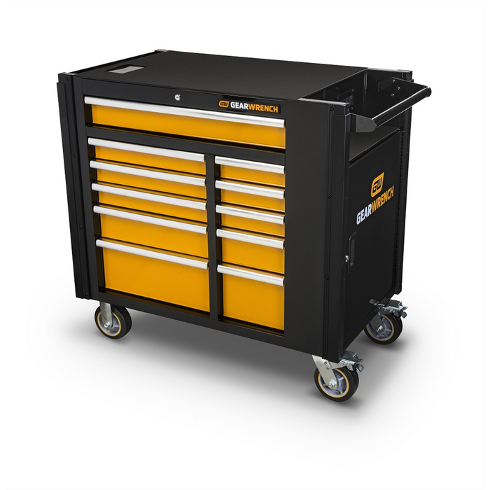 GearWrench 42''11 Drawer Black &amp; Orange Mobile Work Station KDT83169