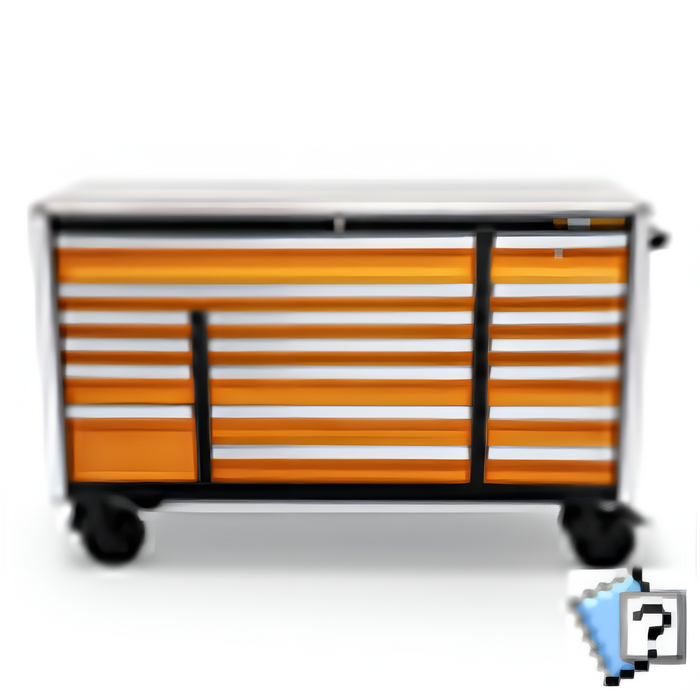 GearWrench 72'' 18-Drawer Rolling Tool Cabinet with Stainless Steel Worktop & Chrome Drawer Pulls