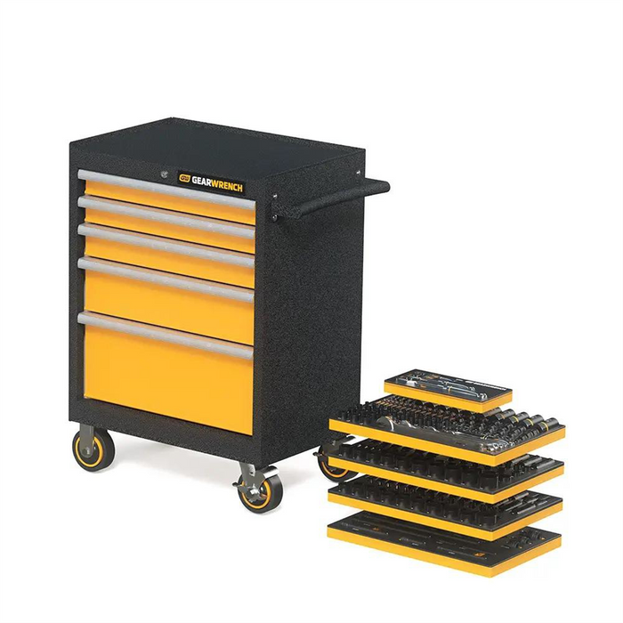 Gearwrench Mechanics Tool Set in Modular Foam Trays With Storage Unit 247 Pieces KDTMEGAMOD247