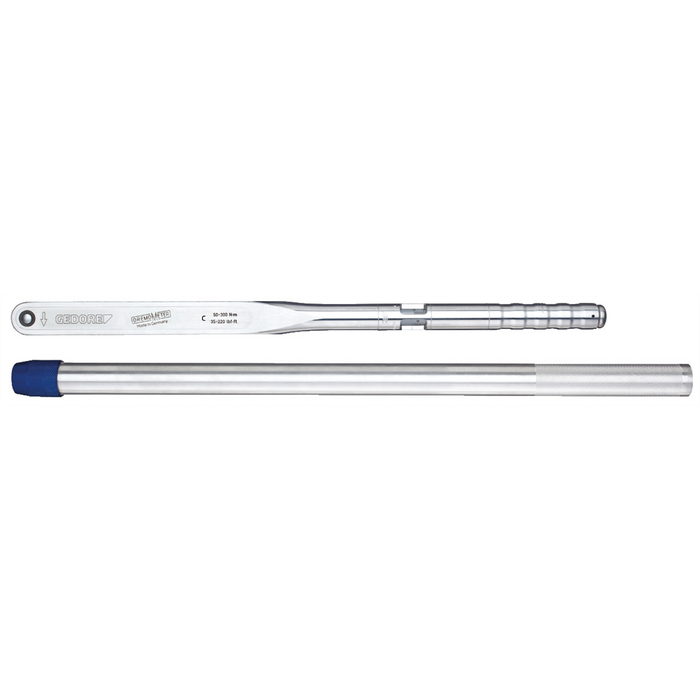 Gedore Torque Wrench Dremometer; Type CR; 1/2" 60-300 Nm, with ALU Extension Tube GED2926997