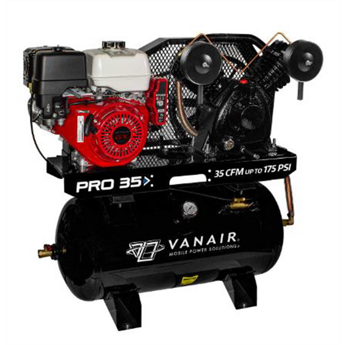 Goodall Manufacturing Portable Air Compressor PRO35HMC Honda GX390 30 GAL Tank  GDL051935