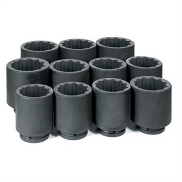 Grey Pneumatic 1DR 11PC DEEP FRAC SET 3-1/8 TO 4-1/2 GRE9111D