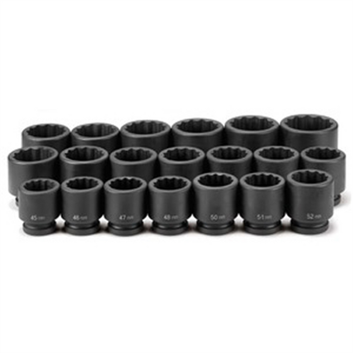 Grey Pneumatic 1DR 20PC METRIC SET 45MM TO 75MM GRE9120M