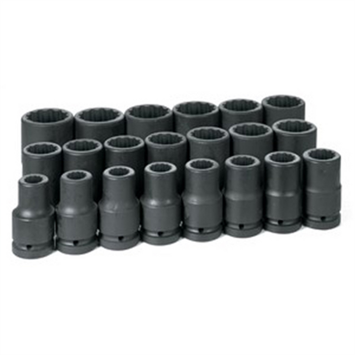 Grey Pneumatic 1DR 21PC Deep Frac Set 3/4 TO 2 GRE9121D