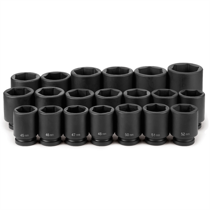 Grey Pneumatic 1" Drive Deep Length Impact Set GRE9020MD