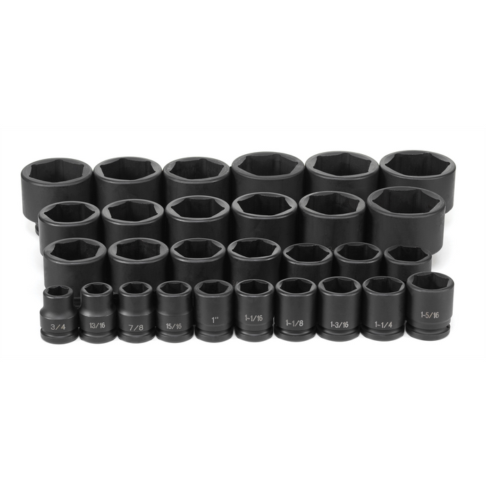 Grey Pneumatic 29pc 3/4 drive socket set GRE8029