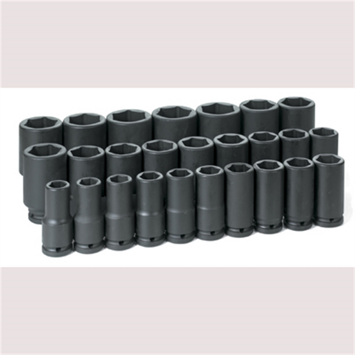 Grey Pneumatic 3/4 Drive 26 Pc Metic Set GRE8026MD