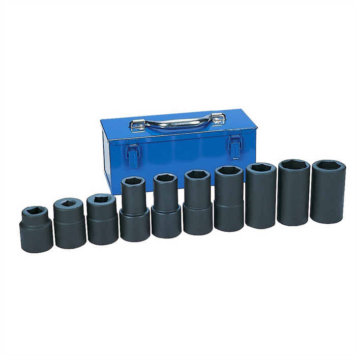Grey Pneumatic #5 Spline 10 Piece SAE/Metric Truck Set GRE9263