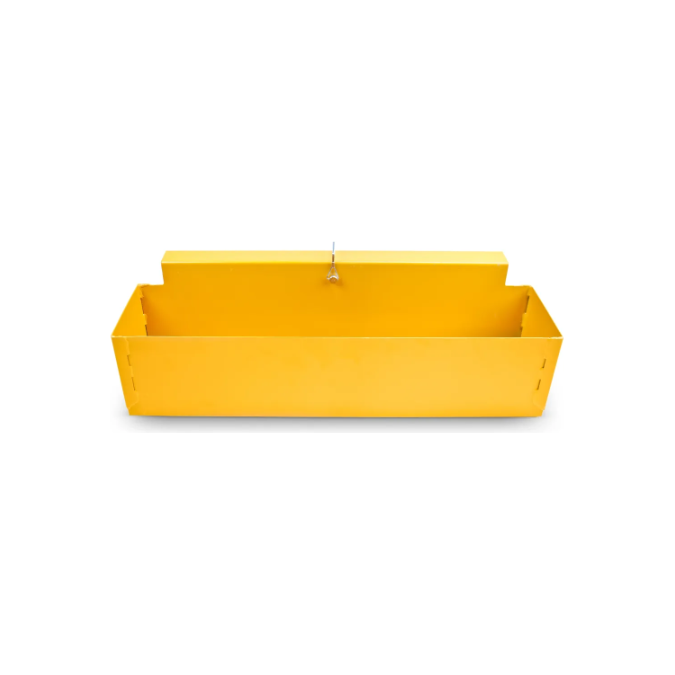 Gulf Wave Yellow Boxfish Heavy Duty Steel Tool Box with Weep Holes GW-BTB