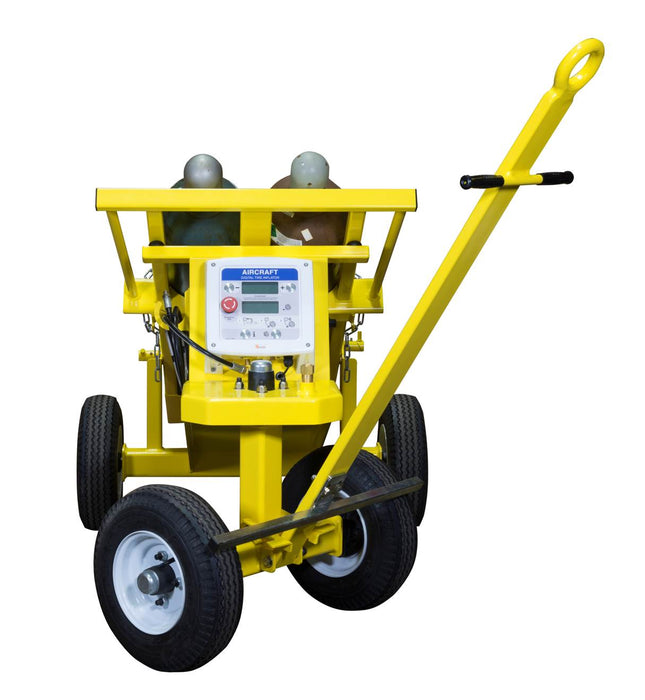 Haltec Aircraft Tire Servicing Cart 89-F17 – Nitrogen/Battery Inflator, 5-305 PSI Range