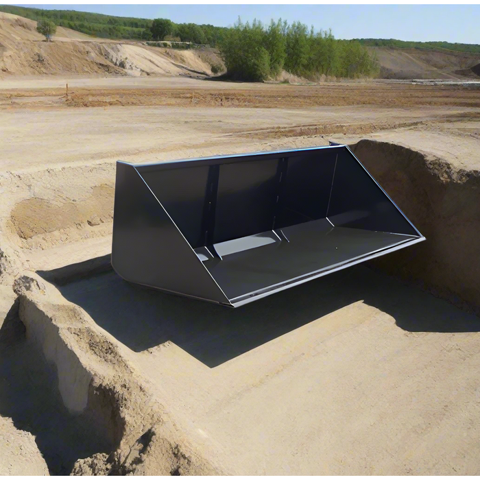 Quick Attach Standard Capacity Bucket | 30'' Height | Low Profile | Haugen Attachments