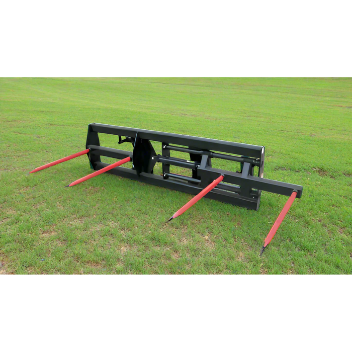 Hydraulically Positioning Bale Spear | Haugen Attachments HRB-D98