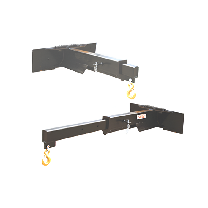 Skid Steer Industrial Jib | 8' | 2000 lbs Cap. | Haugen Attachments