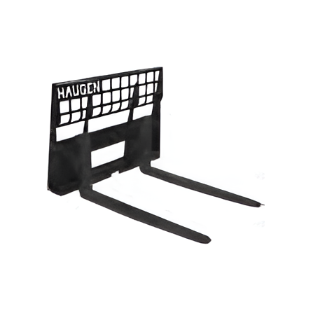 Skid-Steer Pallet Forks | Haugen Attachments