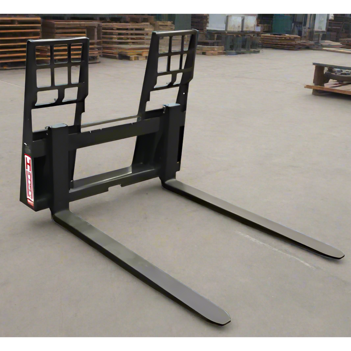 Rail Style Pallet Forks | Haugen Attachments