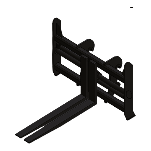 Wheel Loader Pipe Forks | Hydraulic Positioning | Haugen Attachments