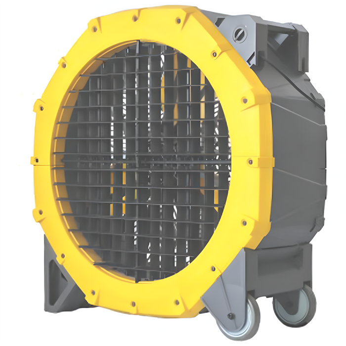 Hessaire 30" Industrial Air Circulator, 3 Speed, Oscillating, Floor/Hanging Mount Option HES38VB3