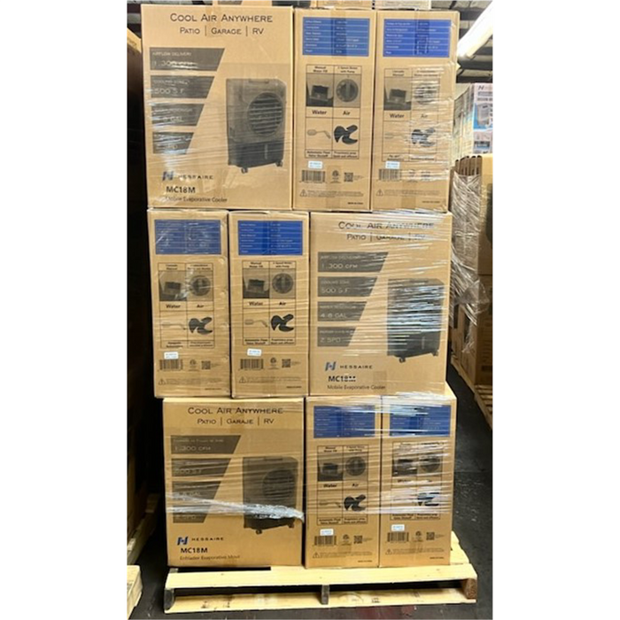 Hessaire HESMC18V Pallet of 17 Units Evaporative Coolers HESMC18V-PL17