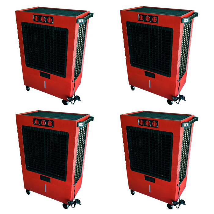 Hessaire M270R 5300 Cfm High Velocity Cooling Fan with Storage - 4 Count HESM270R-PL4