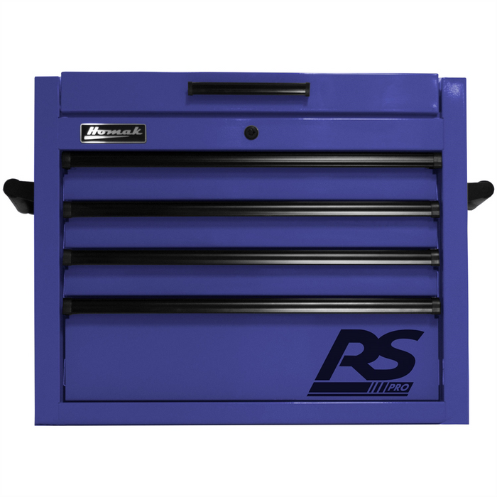 Homak Manufacturing 27'' RS PRO 4-Drawer Top Chest with 24'' Depth HOMBL02027401