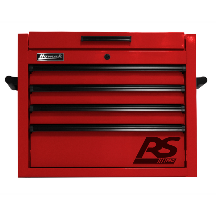 Homak Manufacturing 27'' RS PRO 4-Drawer Top Chest with 24'' Depth HOMRD02027401