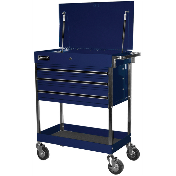 Homak Manufacturing 34'' Prof Service Cart HOMBL05500200