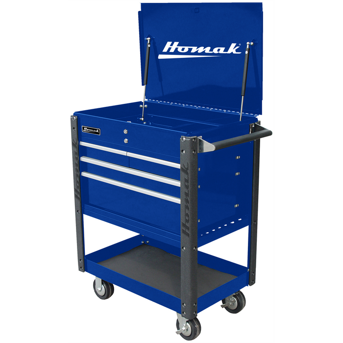 Homak Manufacturing 35" 4-Drawer Service Cart HOMBL06032000