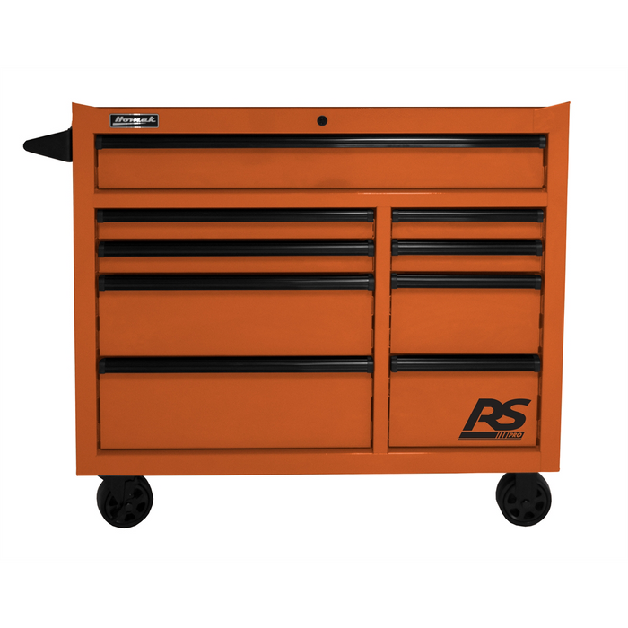 Homak Manufacturing 41'' RS PRO 9-Drawer Roller Cabinet with 24'' Depth HOMOG04004193