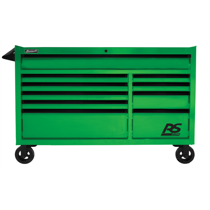 Homak Manufacturing 54'' RS PRO 10-Drawer Roller Cabinet with 24'' Depth HOMLG04054010