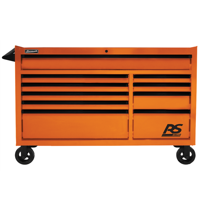 Homak Manufacturing 54'' RS PRO 10-Drawer Roller Cabinet with 24'' Depth HOMOG04054010