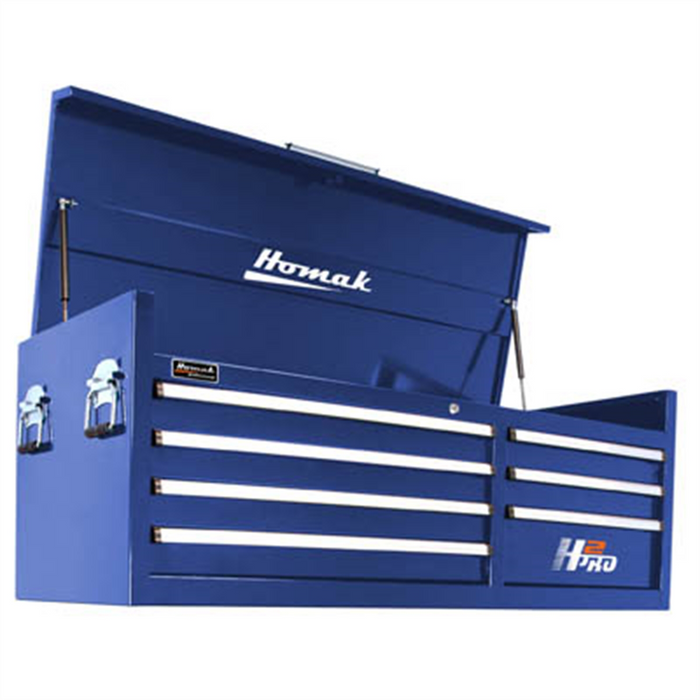 Homak Manufacturing 56" H2Pro Series 7 Drawer Top Chest - Blue HOMBL02056071