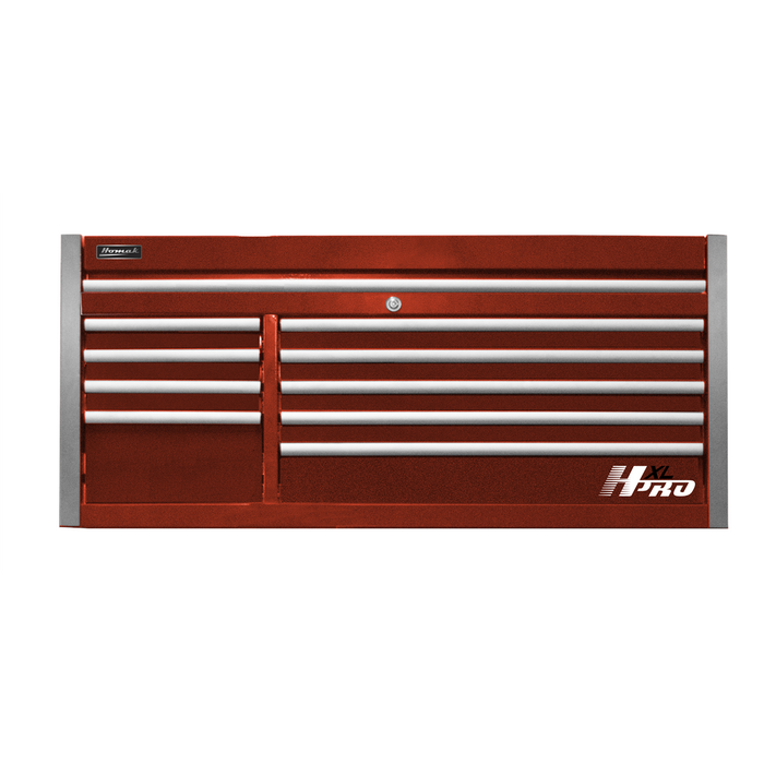Homak Manufacturing 60'' HXL 9-Drawer Top Chest - Red HOMHX02060103