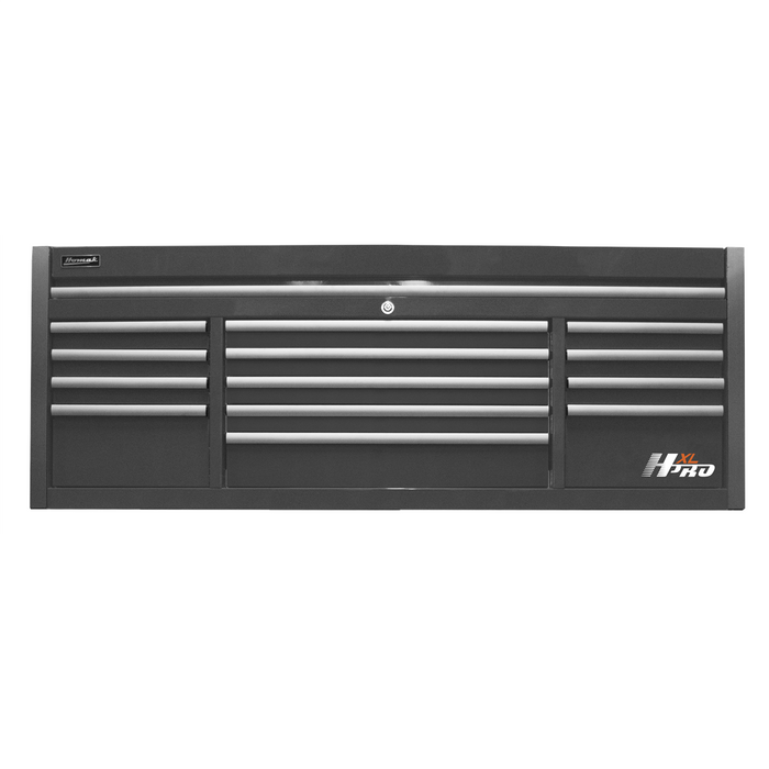 Homak Manufacturing 72'' HXL 13-Drawer Top Chest - Black HOMHX02072151