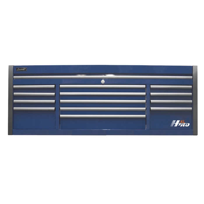Homak Manufacturing 72'' HXL 13-Drawer Top Chest - Blue HOMHX02072152